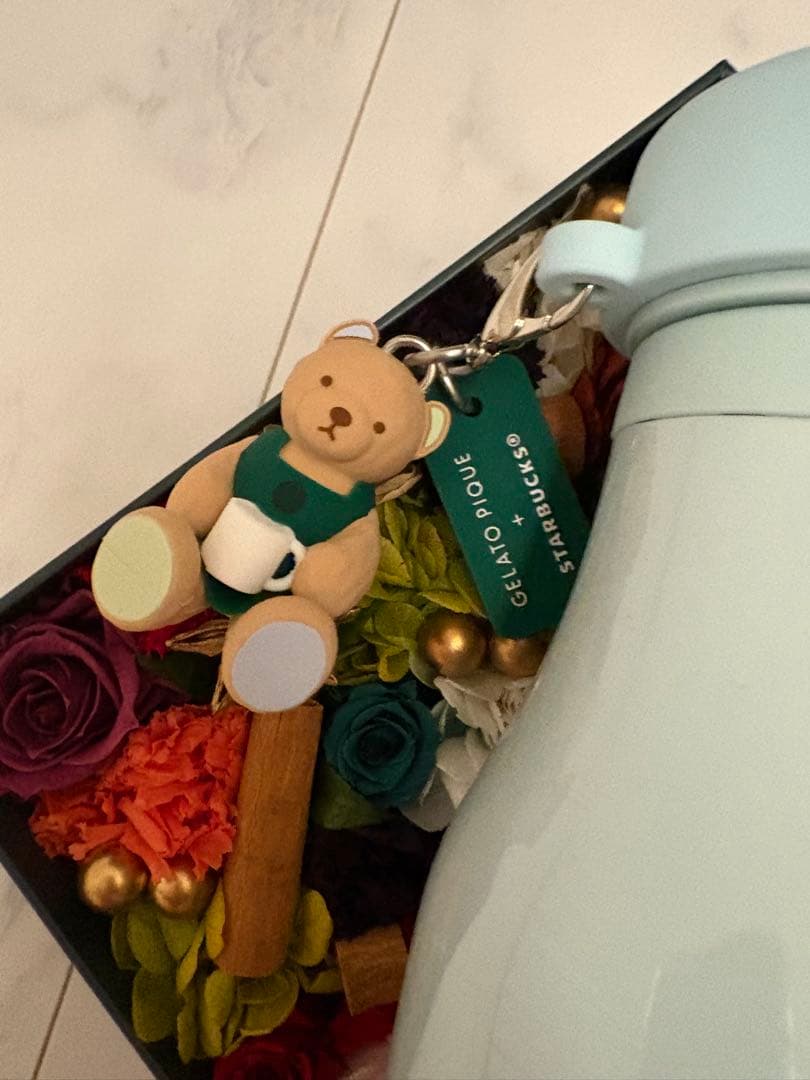 新品未使用☆スタバ ジェラピケ ステンレスボトル　 ミントグリーン