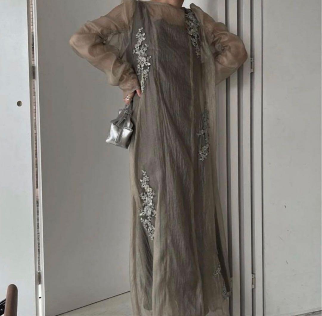 ウィルフリーwillfully oliveオケージョンドレス オリーブ