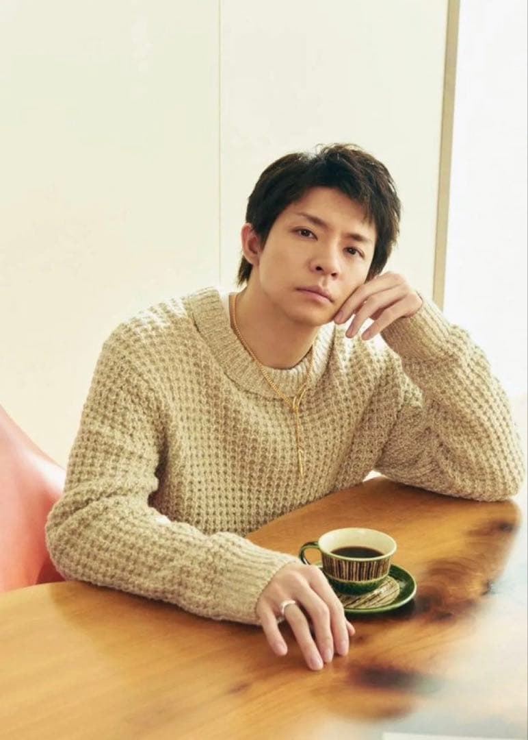 【新品未使用】BANANA REPUBLIC ネックレス　シルバー　岸優太