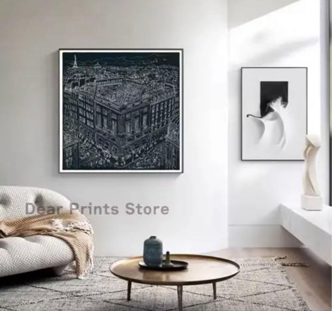 フレーム付き エルメス　額装　インテリア