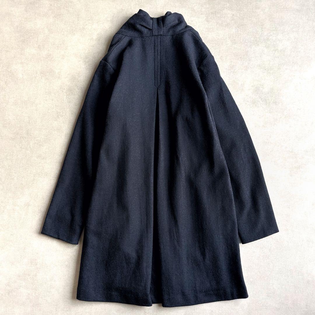 美品▲PallasPalace パラスパレス//ウールガウンコート グレー