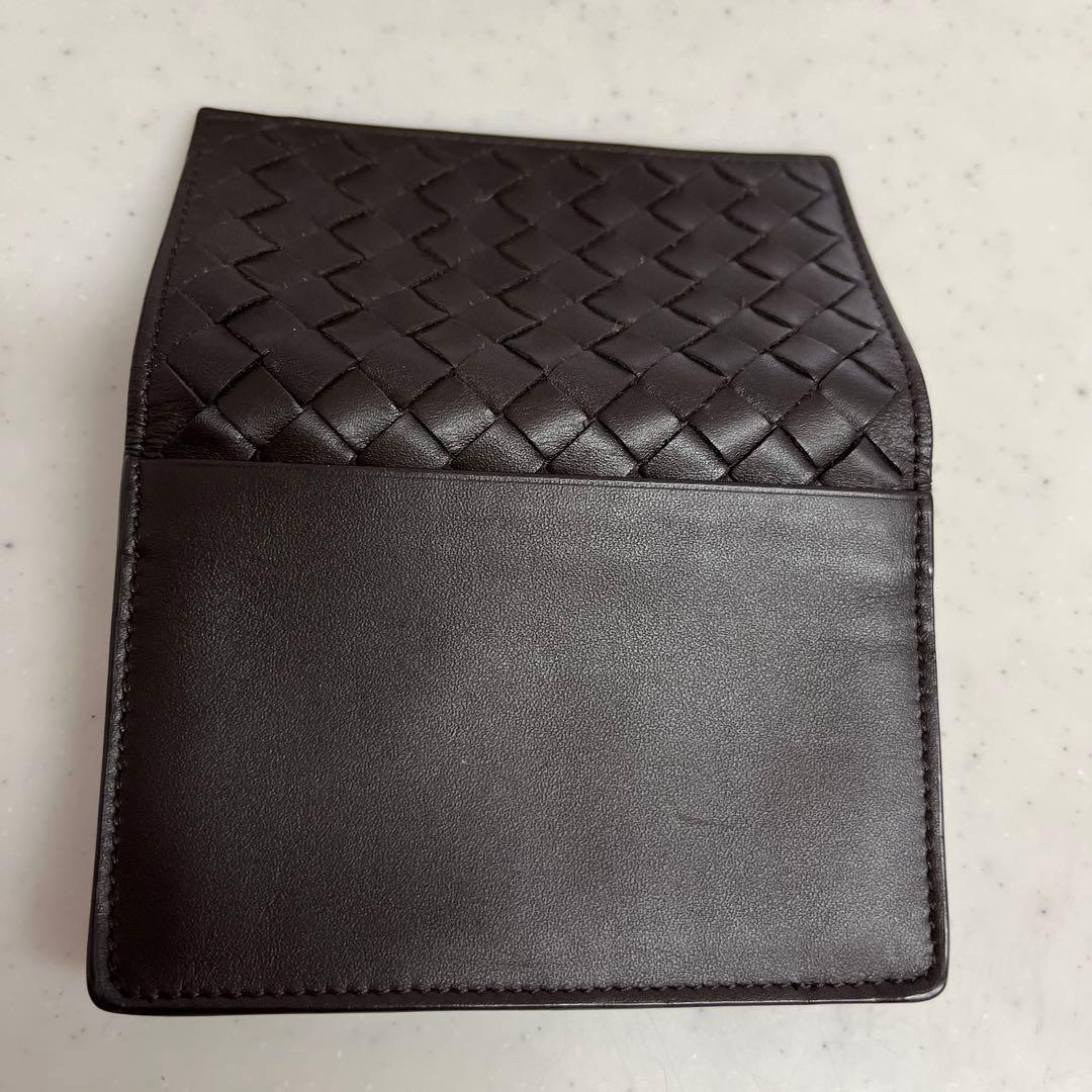Bottega Veneta ダークブラウン 名刺入れ