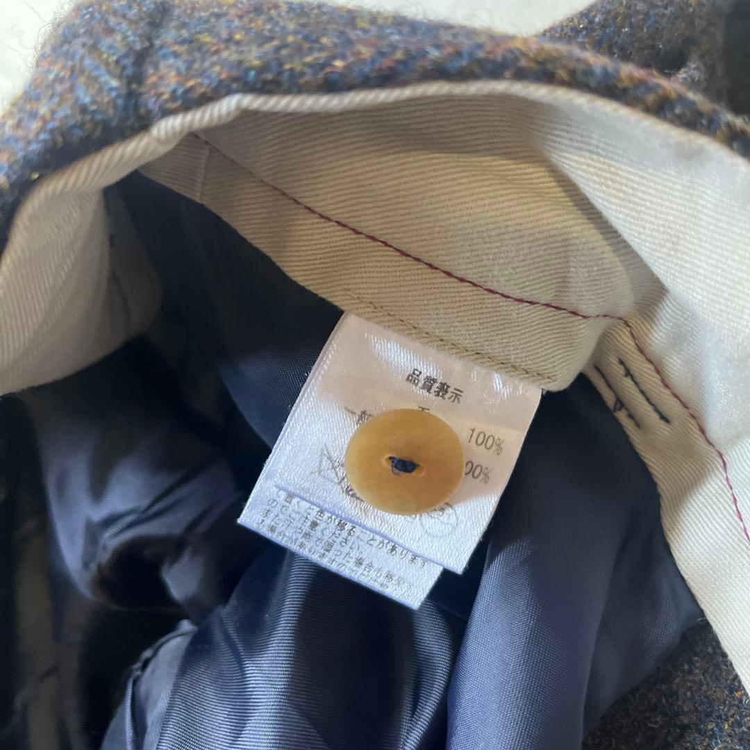 極美品　パラスパレス　ツイードパンツ　サイズ2 ダークブラウン　ウール100%