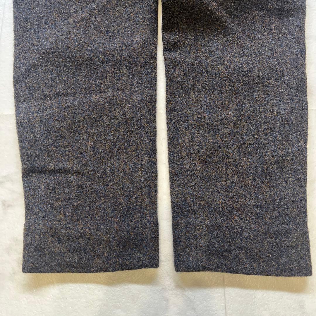 極美品　パラスパレス　ツイードパンツ　サイズ2 ダークブラウン　ウール100%