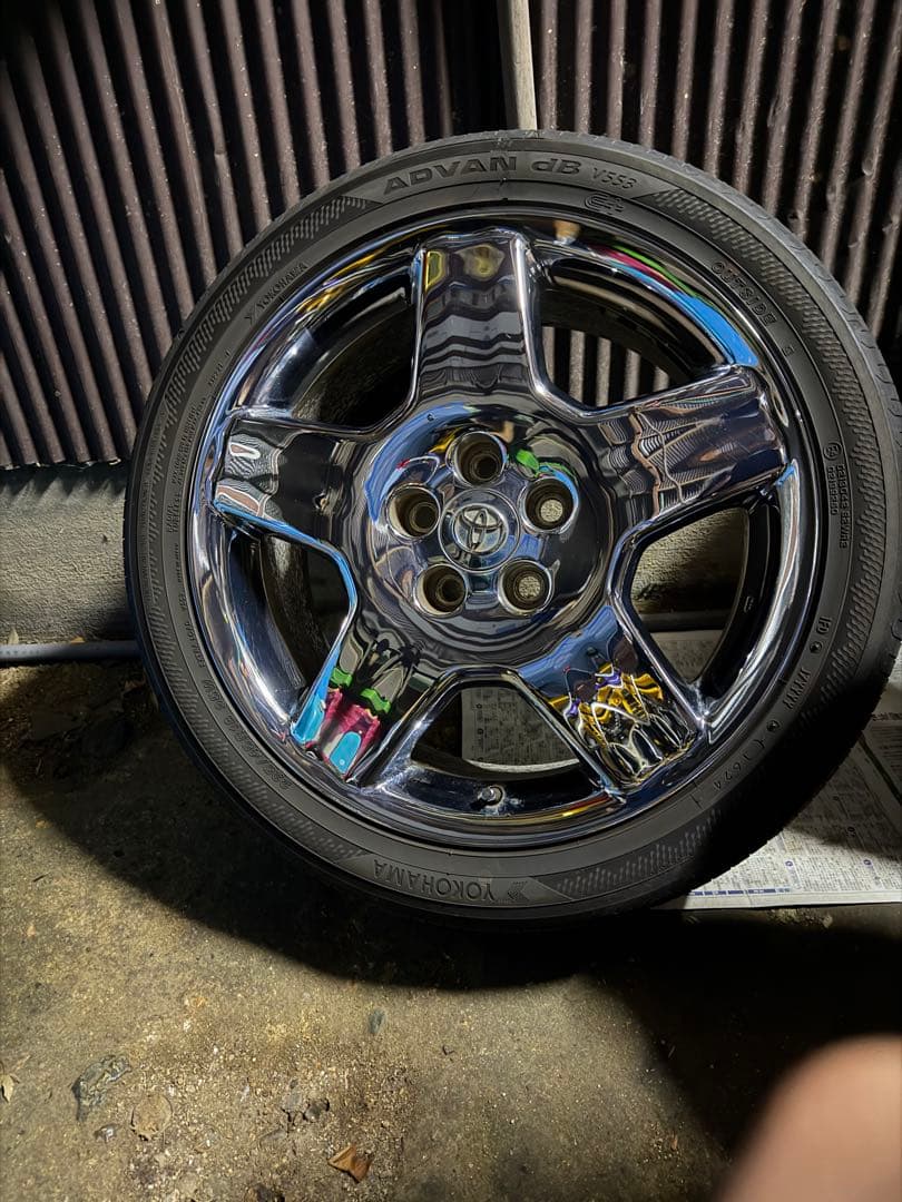 s*w様 30セルシオ 後期　純正オプション　メッキホイール