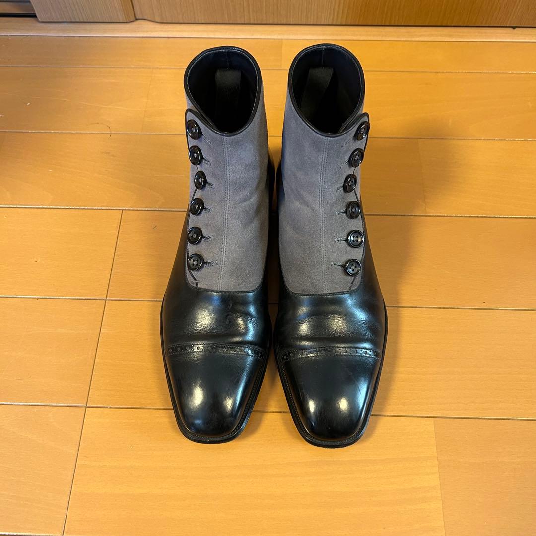 ⑨*)様 大塚製靴　ボタンブーツ　OTSUKA M-5 革靴　27 ビジネスシュ