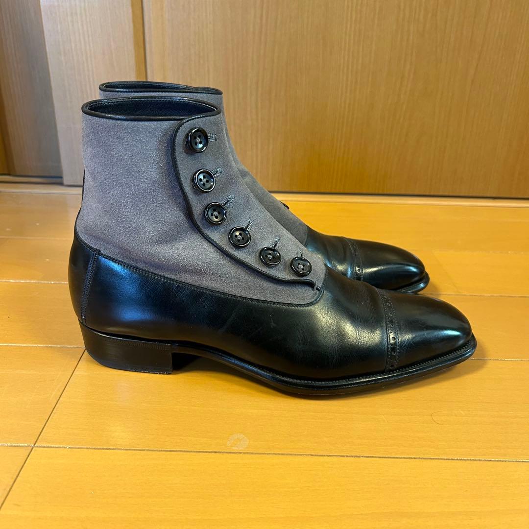 ⑨*)様 大塚製靴　ボタンブーツ　OTSUKA M-5 革靴　27 ビジネスシュ