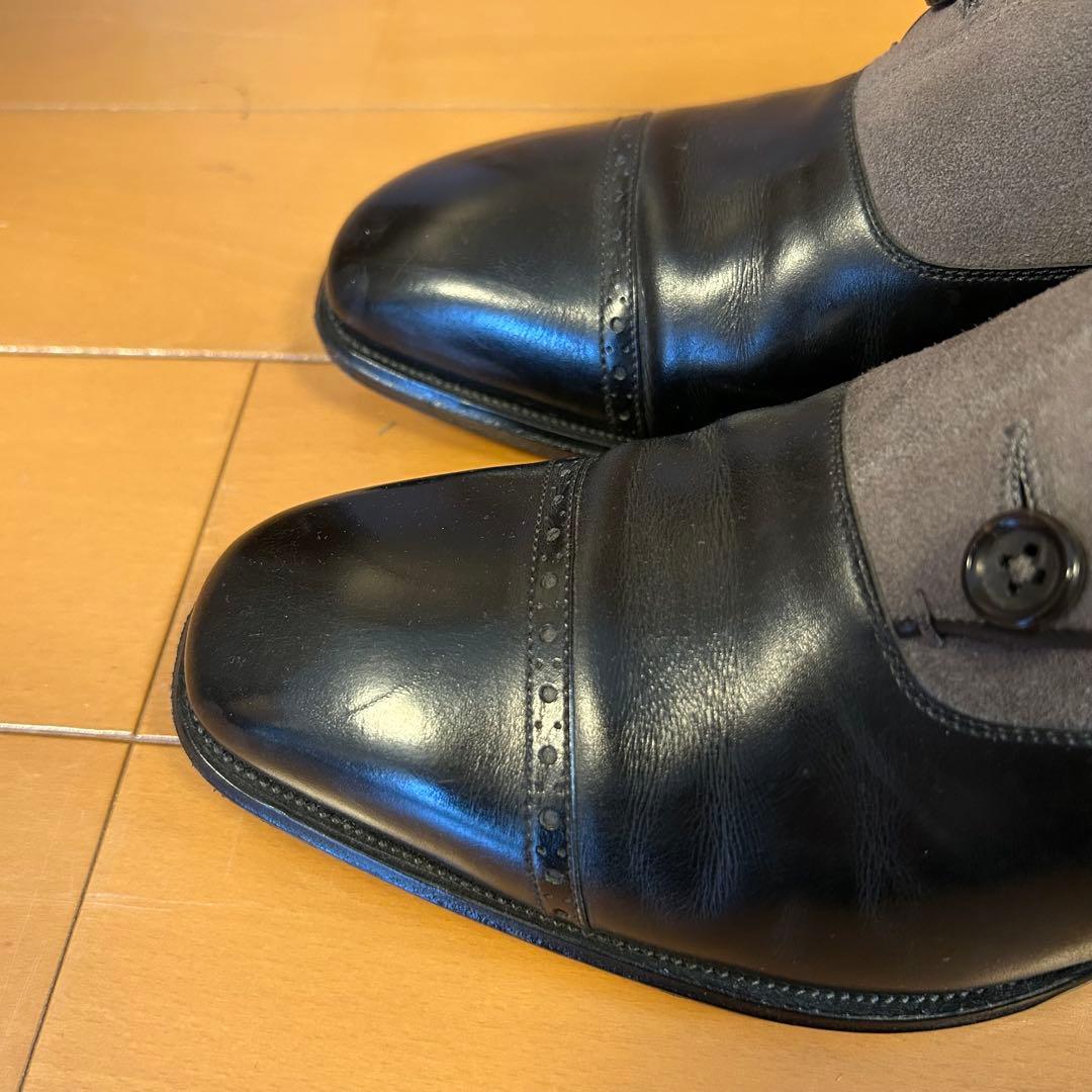 ⑨*)様 大塚製靴　ボタンブーツ　OTSUKA M-5 革靴　27 ビジネスシュ