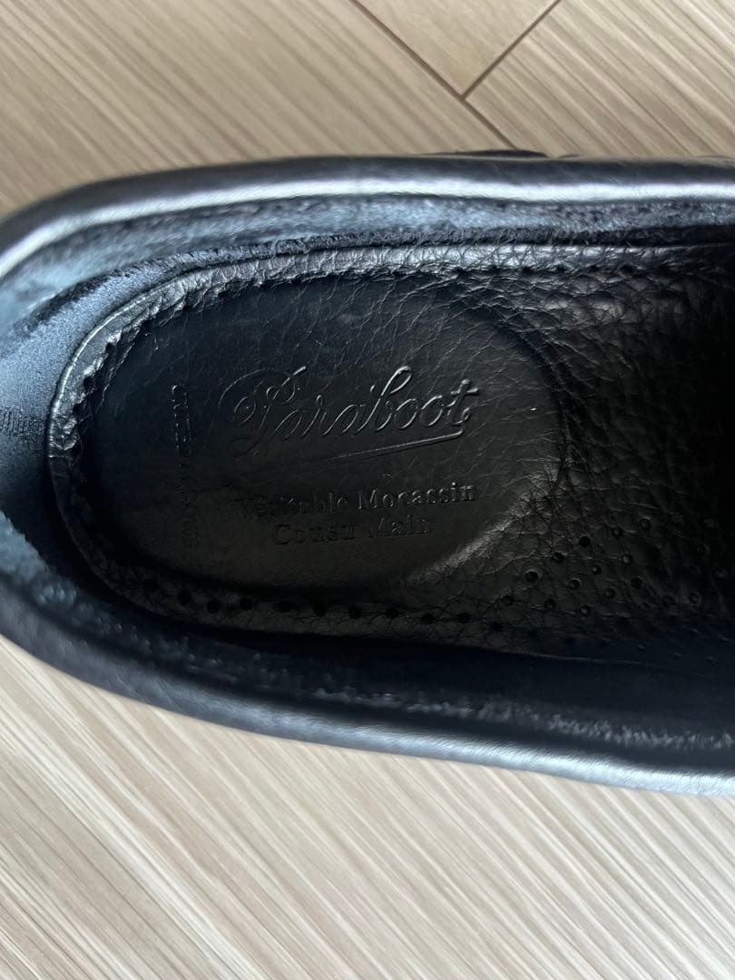 mmm　UNITED ARROWS別注 シボ革 パラブーツデッキシューズ