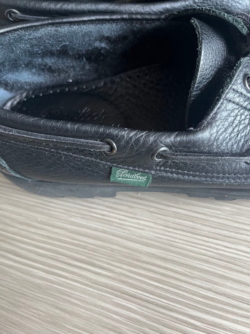 mmm　UNITED ARROWS別注 シボ革 パラブーツデッキシューズ