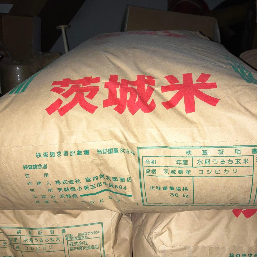 令和7年度産　茨城県産　コンヒカリ 玄米30kg