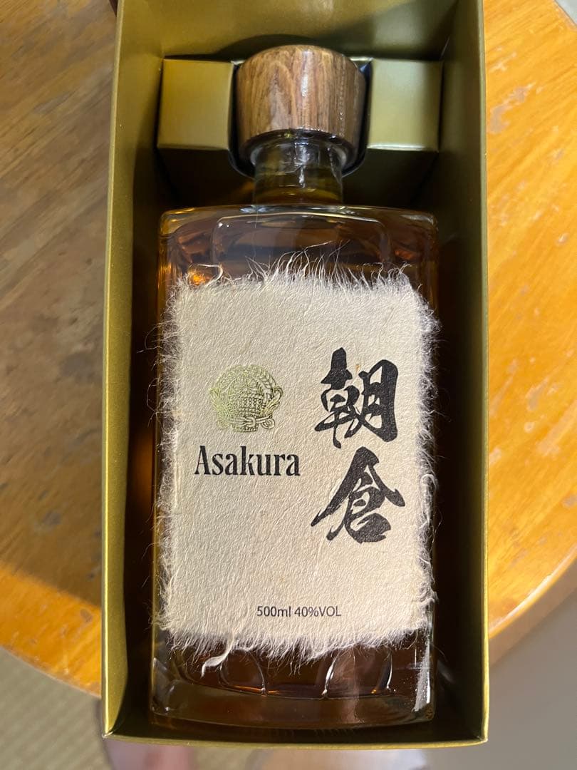 朝倉リキュール500ml 40% 化粧箱入６本詰め１ケース