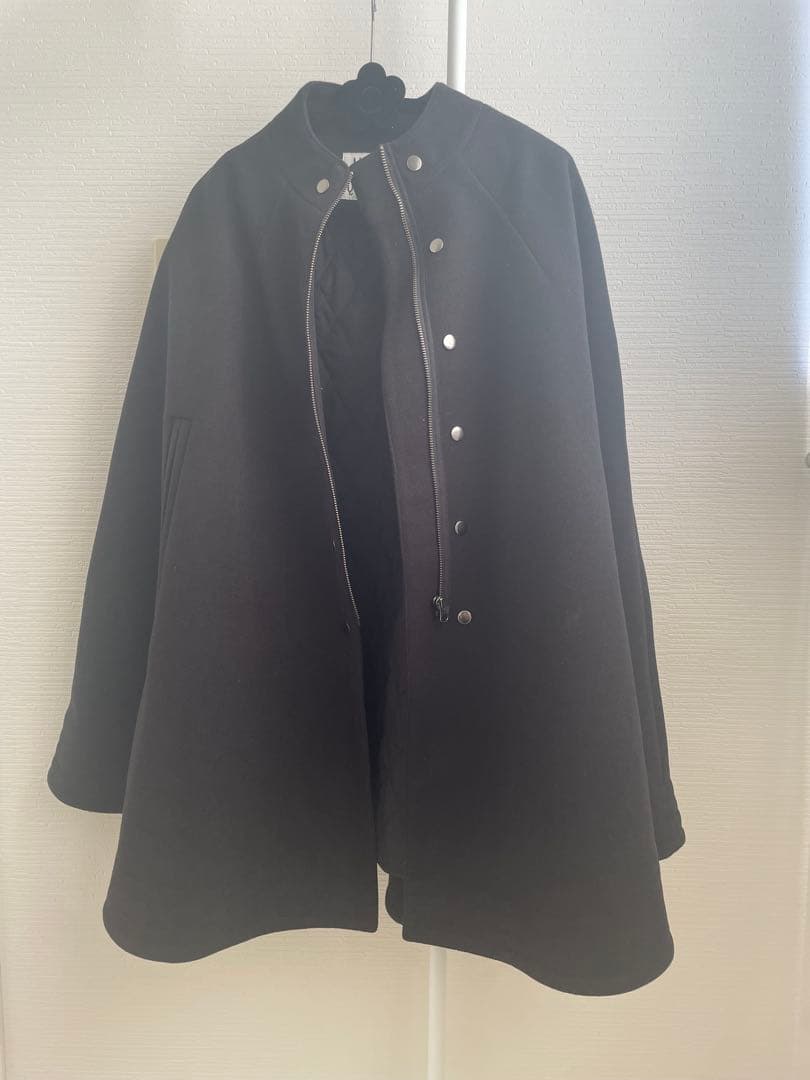 MARY QUANT アーカイブポンチョ　コート ブラック