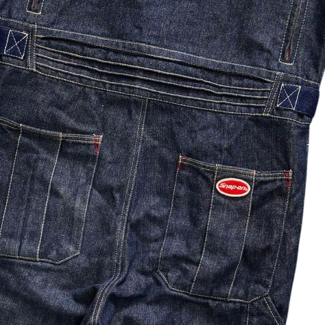 Snap-on 2WAYデニムジャンプスーツ/ツナギ/オールインワン