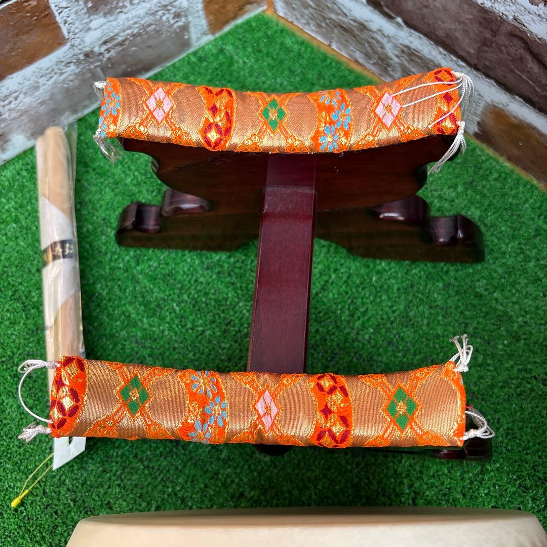 小型 飾り和太鼓 バチ付き文字入り浅野太鼓