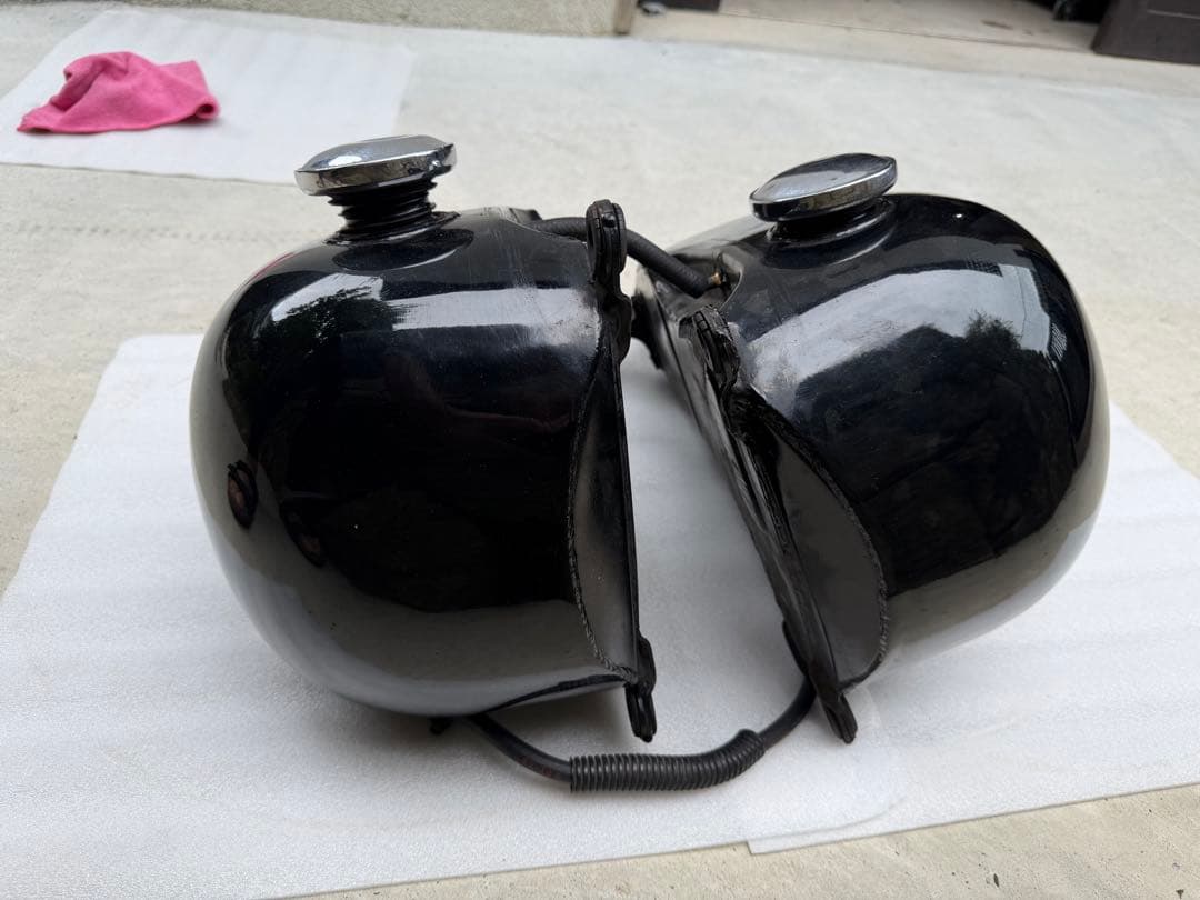 ハーレー純正　分割タンク　EVO エボ ソフテイル