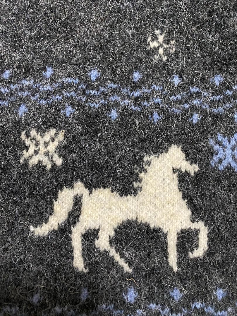 ZARA ジャカードニットボタンカーディガン S