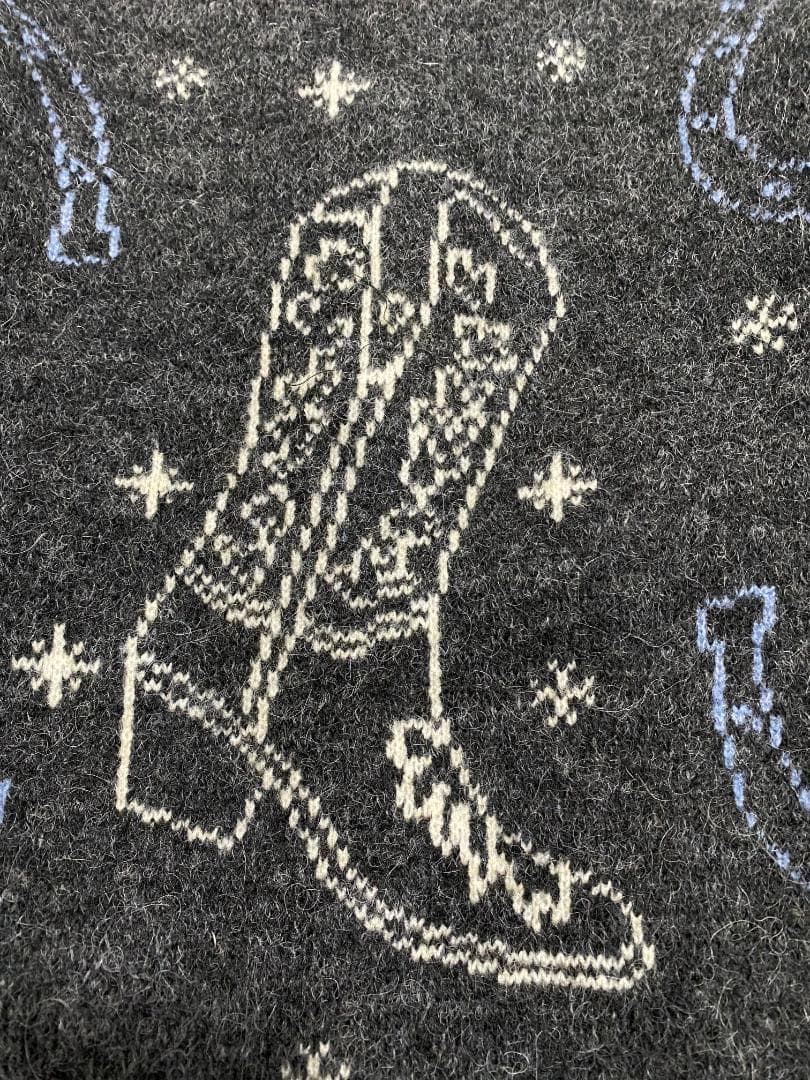 ZARA ジャカードニットボタンカーディガン S