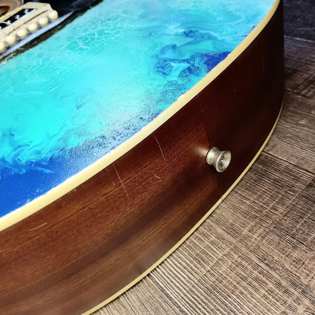 MARINE マリブ風 エレアコ ギター カスタム CUSTOM ナチュラル