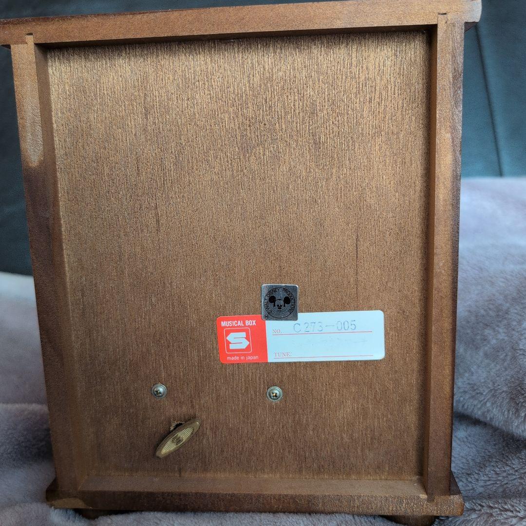 ミッキーマウスの冒険 オルゴール 木製 3引き出し