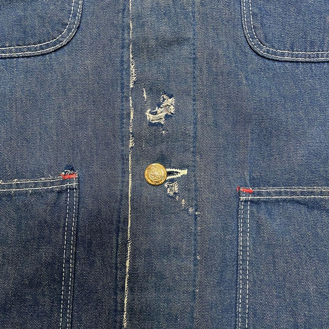 70s ラングラー ブランケット カバーオール ボロ 襤褸 ビンテージ