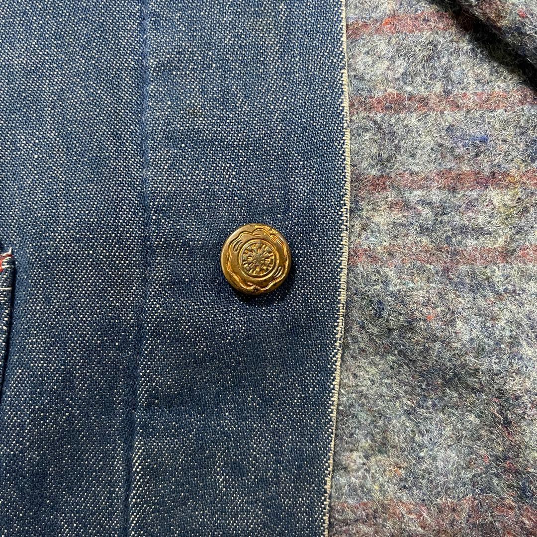 70s ラングラー ブランケット カバーオール ボロ 襤褸 ビンテージ