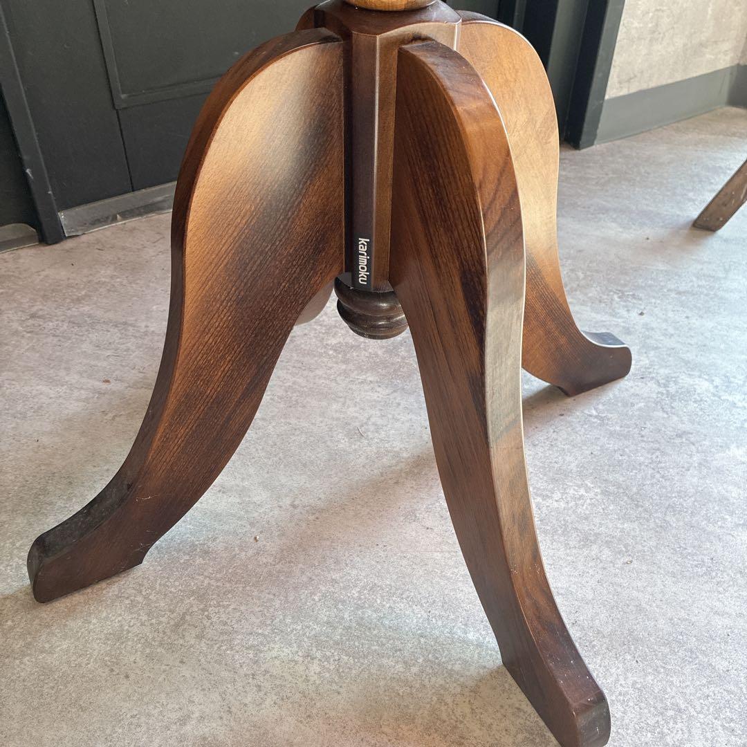 く*る様 美品 カリモク コロニアル ハンガーラック ポールスタンド