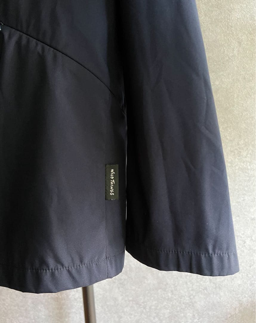 超美品ワイルドシングスセットアップスーツ2点セット　ネイビーウエストゴム