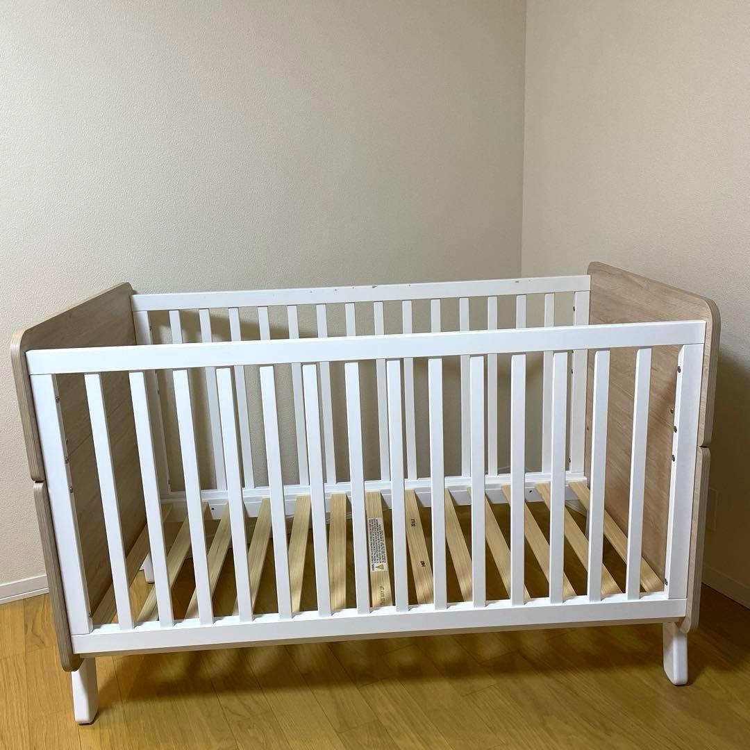 Boori ブーリ 3in1 ベビーベッド ナッティ フレームのみ