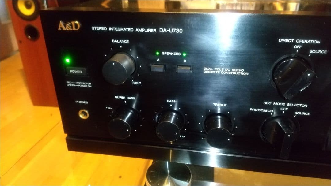 赤井電機 A＆D DA-U730 日本製ステレオプリメインアンプ メンテナンス済
