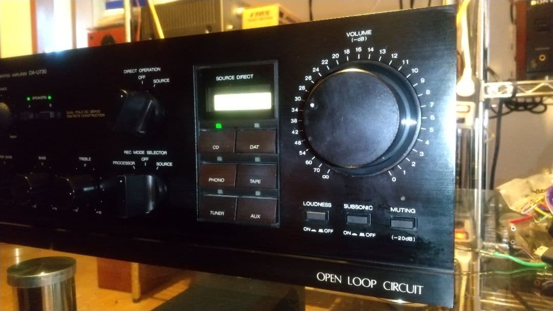 赤井電機 A＆D DA-U730 日本製ステレオプリメインアンプ メンテナンス済