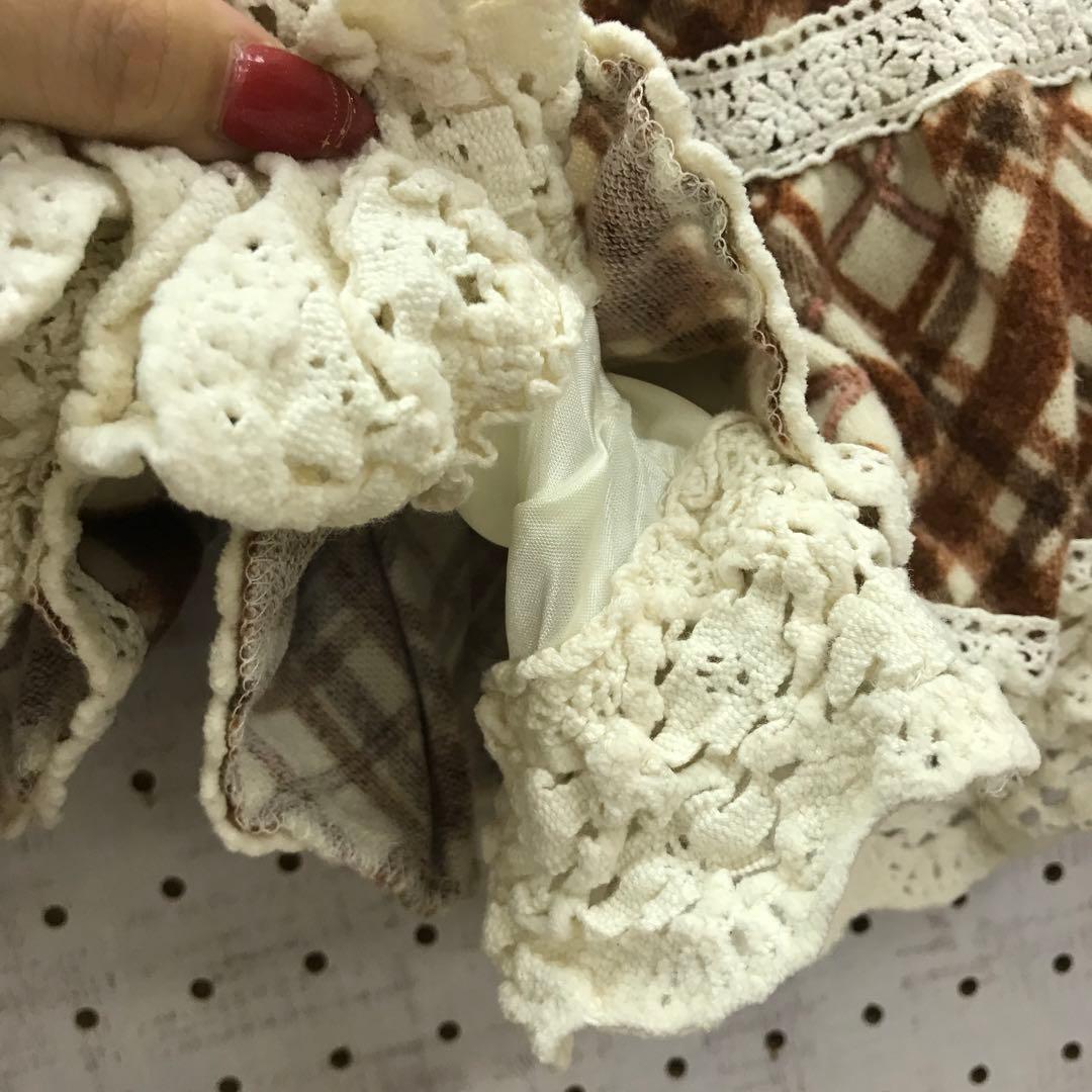 平成姫カジ 古着 オールド LIZ LISA チェック柄 キュロットスカート