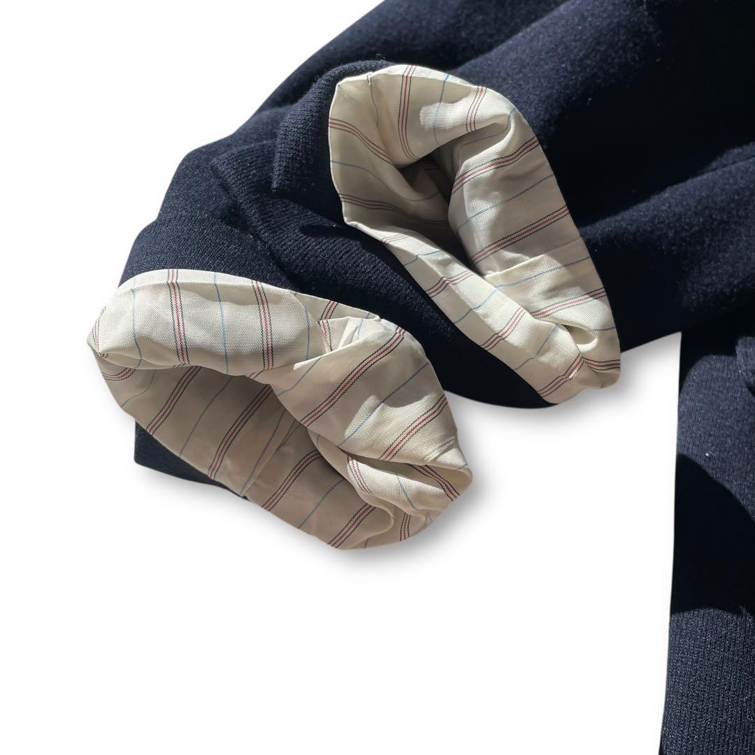 未使用級✨ポロバイラルフローレン ニットブレザー 金ボタン ダブル 紺ブレ 0