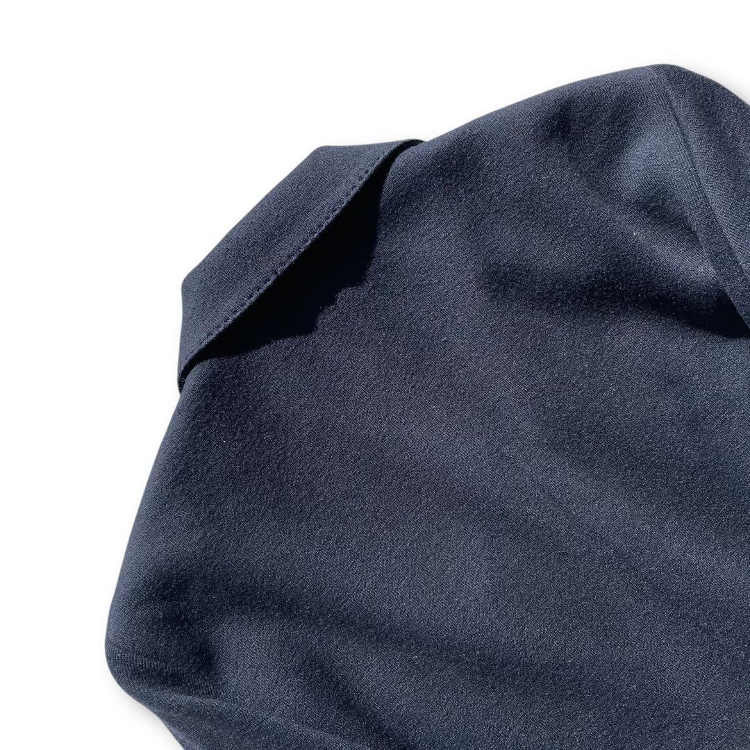 未使用級✨ポロバイラルフローレン ニットブレザー 金ボタン ダブル 紺ブレ 0