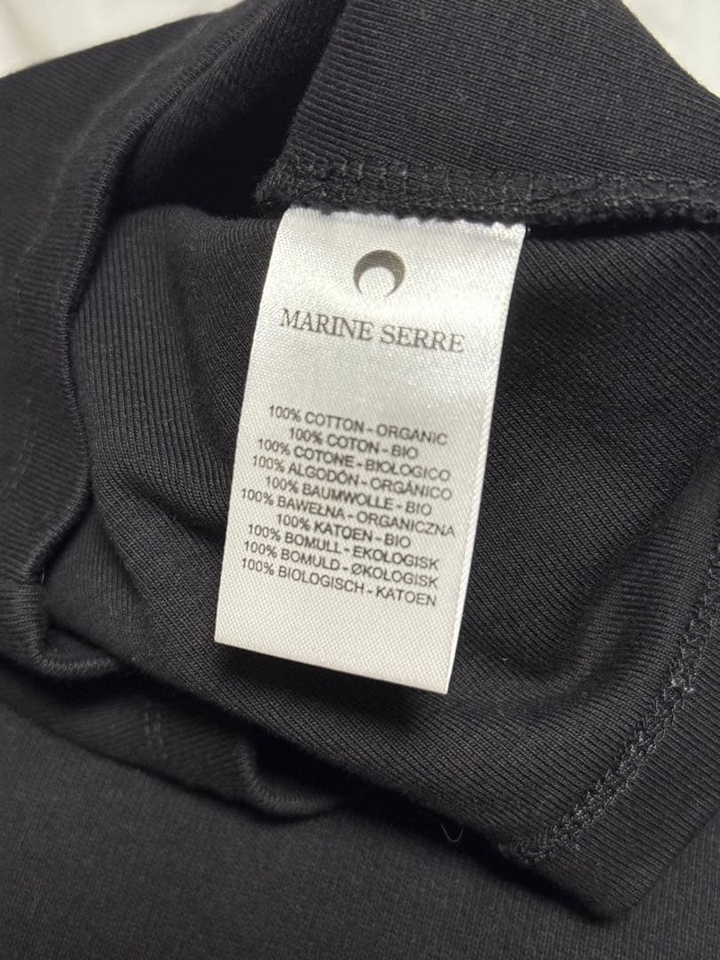 MARINE SERRE　ロゴクロップドTシャツ