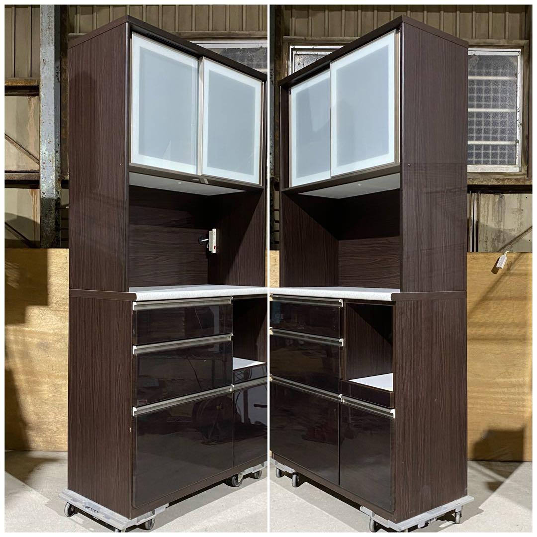 カエル　△【期間限定】ニトリ キッチンボード アルミナ2 100BK