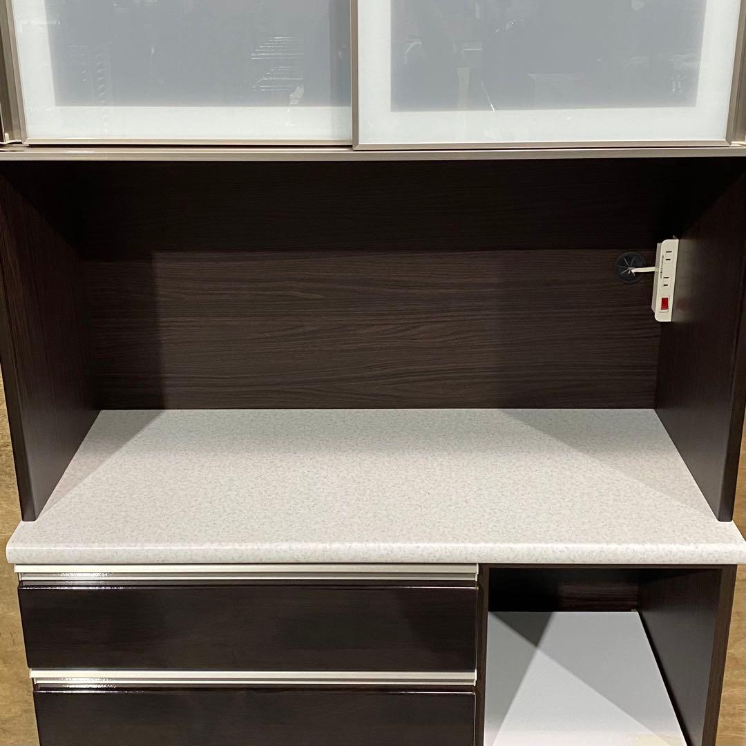 カエル　△【期間限定】ニトリ キッチンボード アルミナ2 100BK