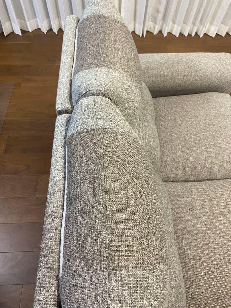 2人掛け電動布張りリクライニングソファ(Nピュール MO)　ニトリ