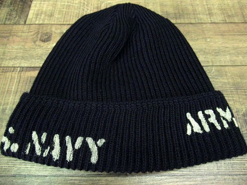 新品 フリーホイーラーズ U.S.NAVY ステンシルカスタム ワッチ キャップ