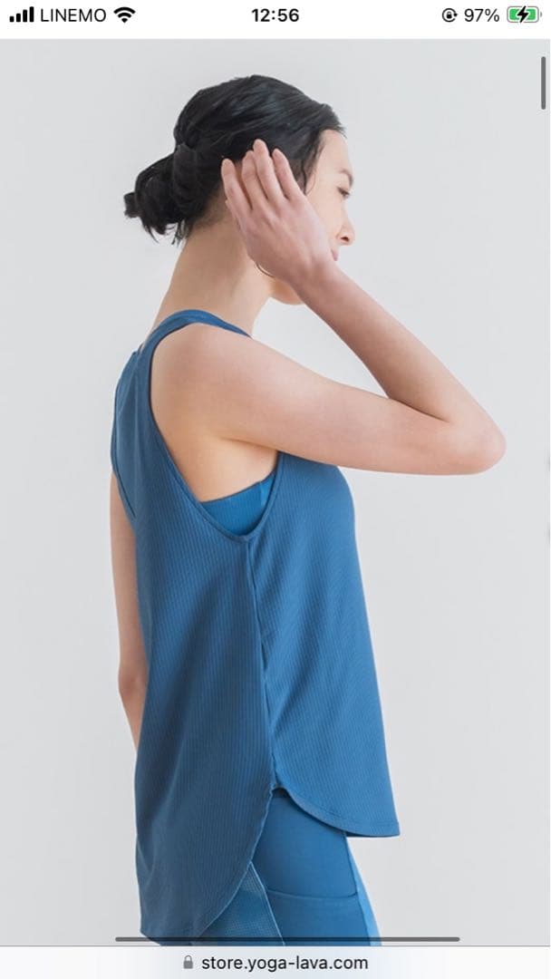 【SUKALA】 ヨガウェア　新品未使用　 青タンクトップ とブラトップMサイズ