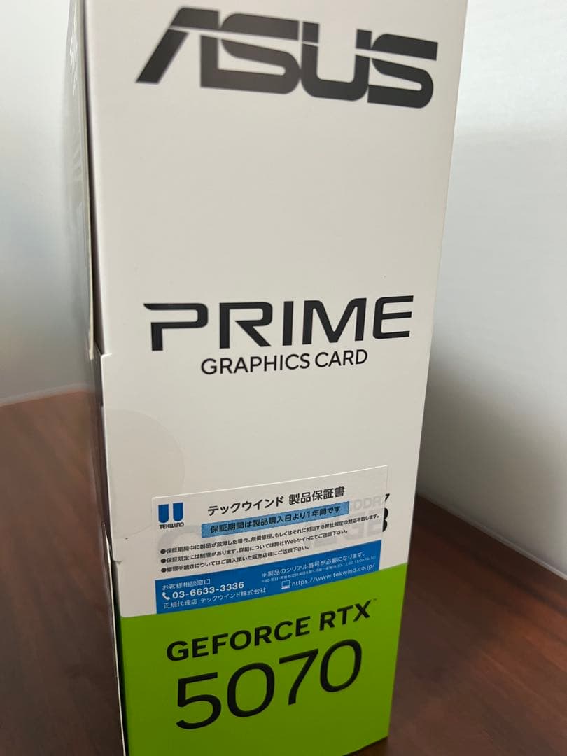 グラフィックボード・グラボ・ビデオカード ASUS GEFORCE RTX 5070 12GB OC