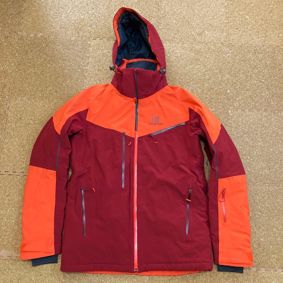 【美品】サロモン salomon スキーウェア スキー スノボジャケットSメンズ