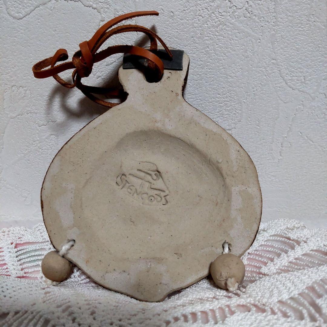 北欧ヴィンテージインテリア雑貨　陶板の壁掛け