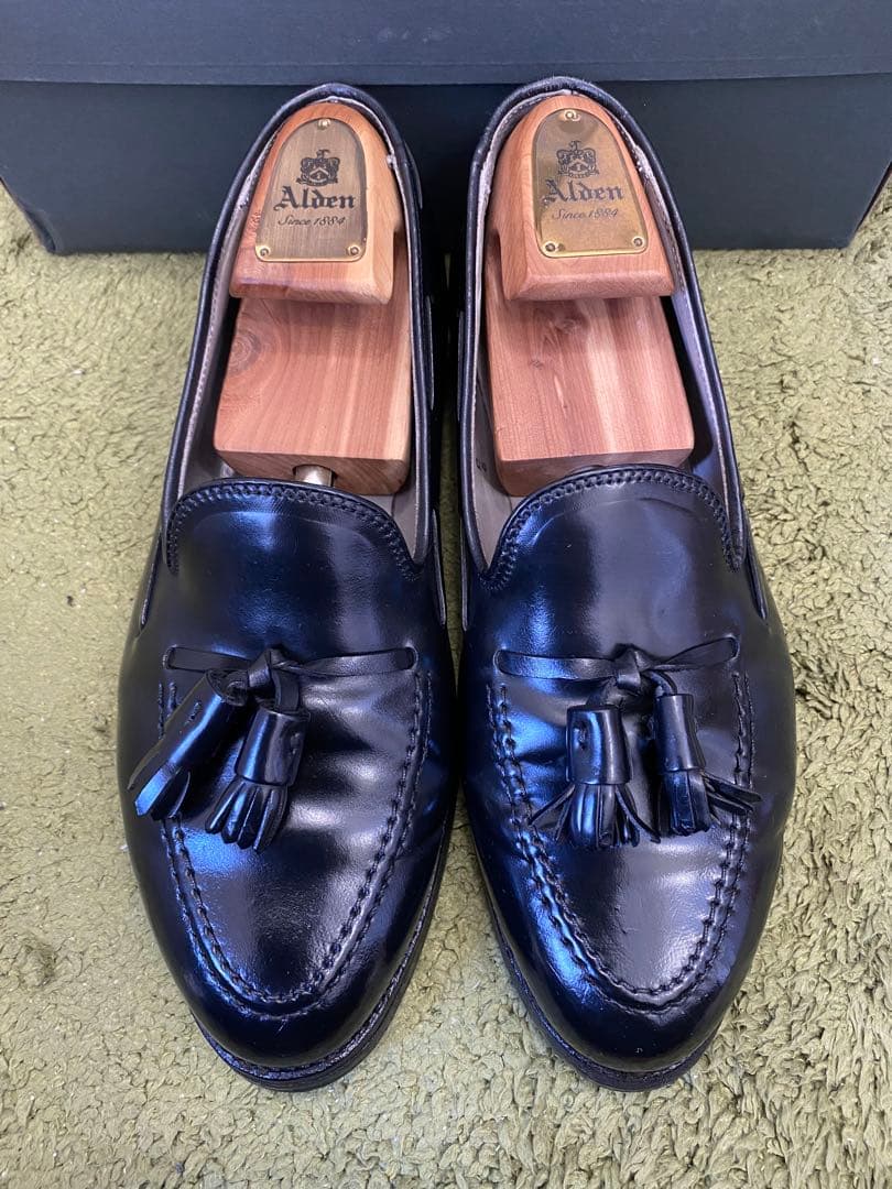 Alden / 664 / タッセルローファー / コードバン / 7.5 E