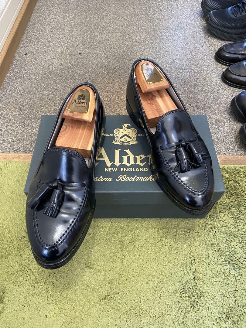 Alden / 664 / タッセルローファー / コードバン / 7.5 E