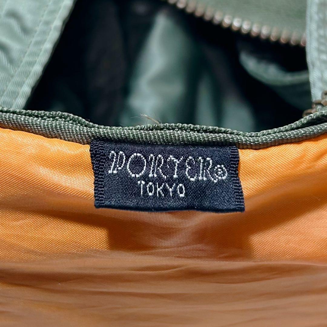 美品✨ ポーター　ドラムバッグ　ミニボストン S タンカー　セージグリーン　希少