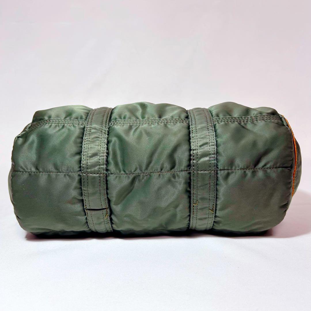 美品✨ ポーター　ドラムバッグ　ミニボストン S タンカー　セージグリーン　希少