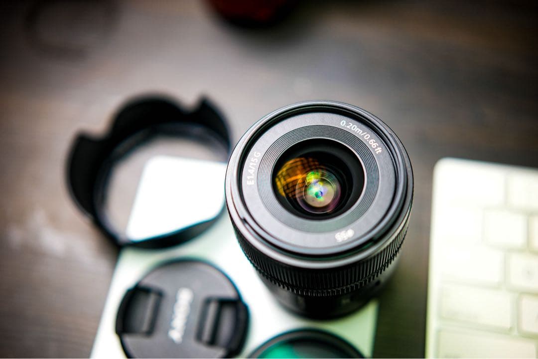 【ほぼ新品】SONY E 15mm F1.4 G｜フィルター2枚付き