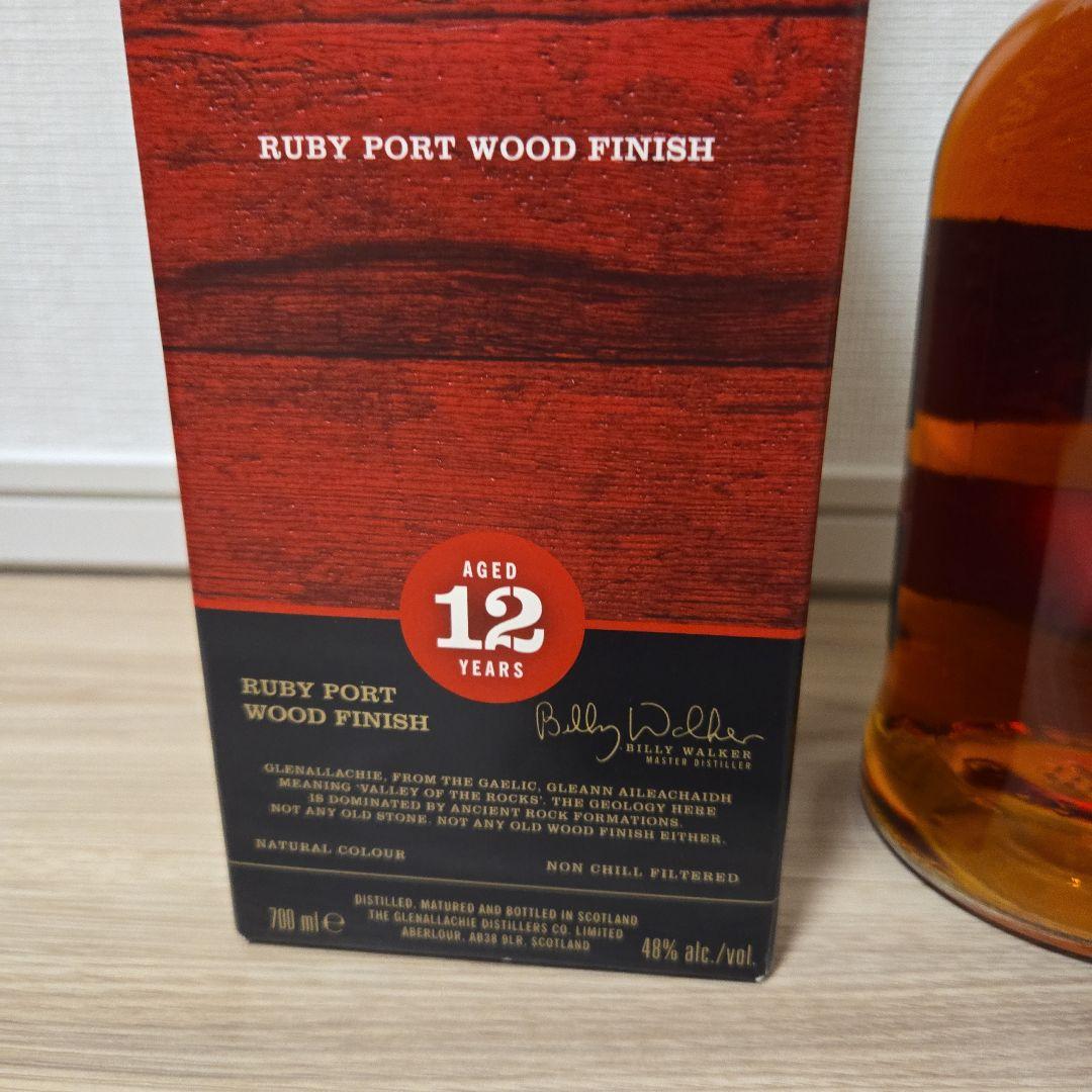 グレンアラヒー　12年 ルビーポートウッドフィニッシュ