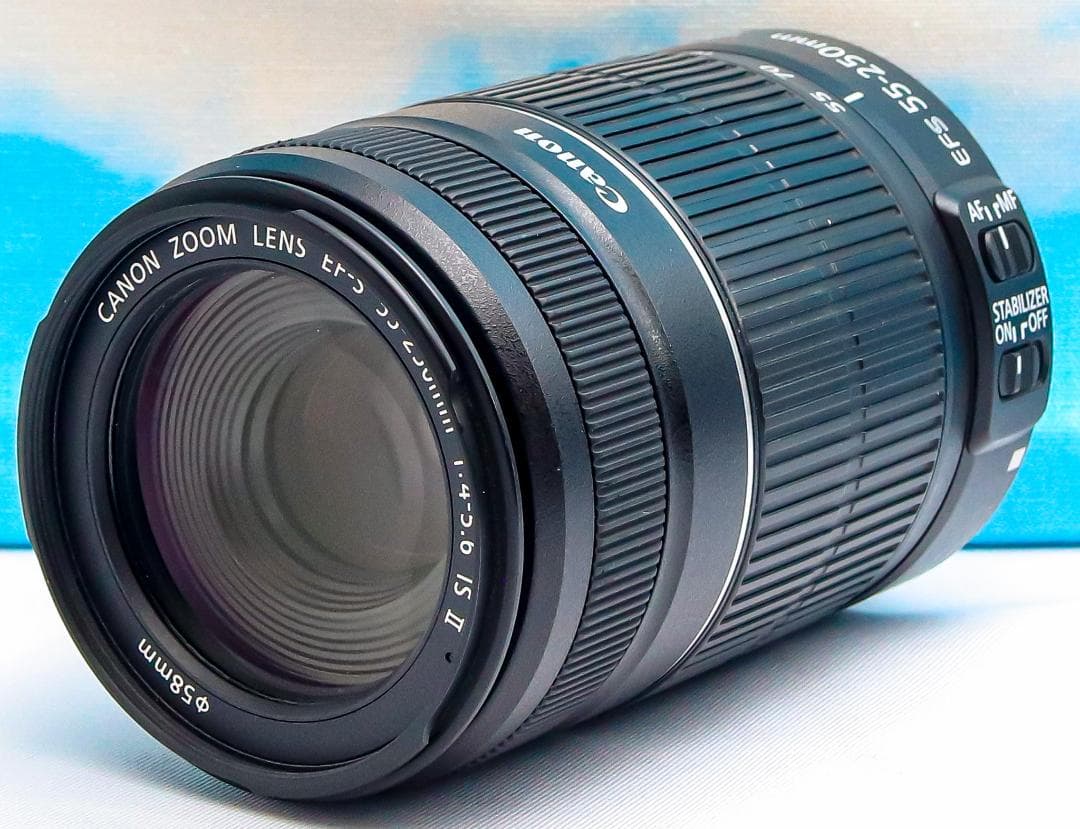 キャノン Canon EF-S 55-250mm IS Ⅱ⭐️手振れ補正付き♪